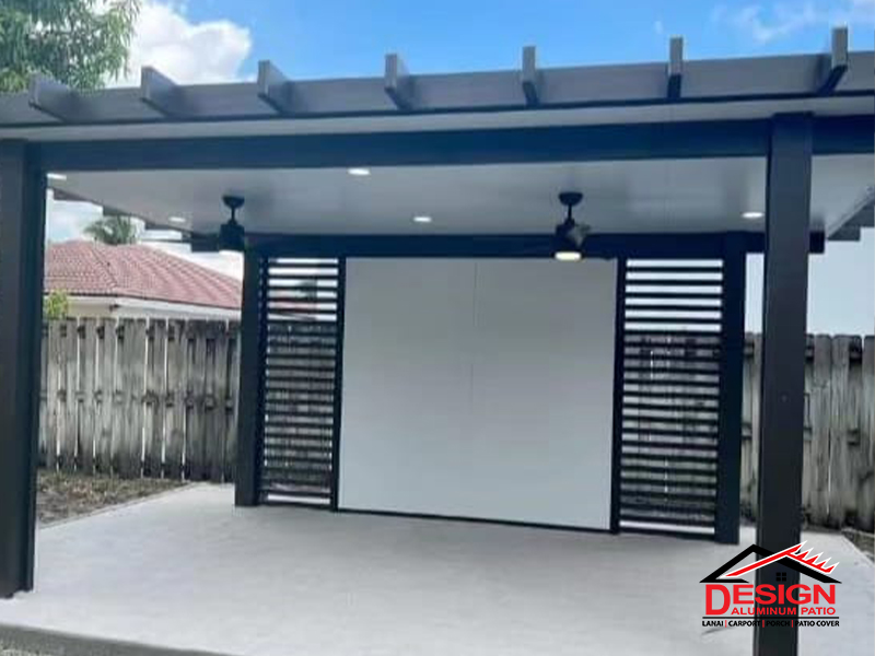 Modern aluminum pergola in Ocala, shade and flair for your garden