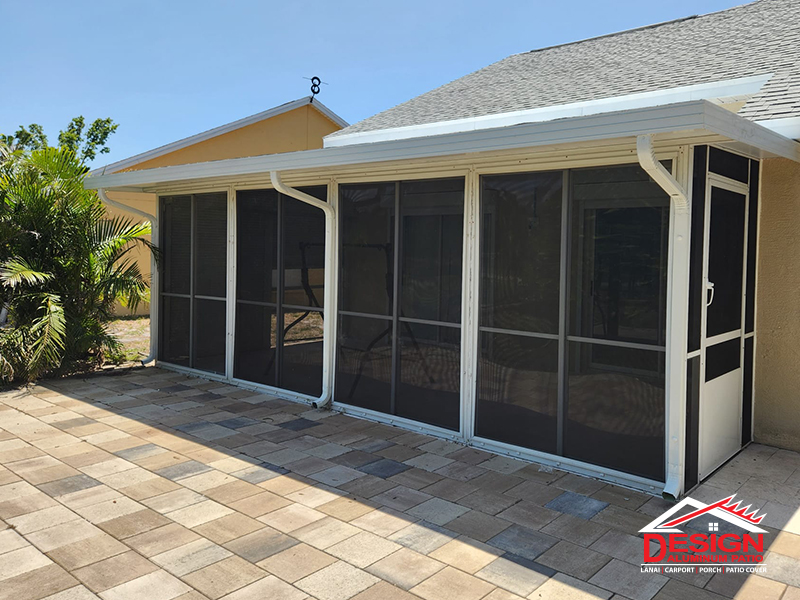Screen enclosure for patio in Ocala